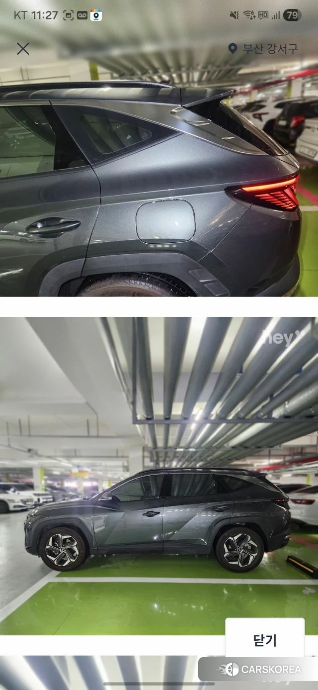 Hyundai The New Tucson (NX4) 2023 Темно-зеленый из Кореи, фото 6