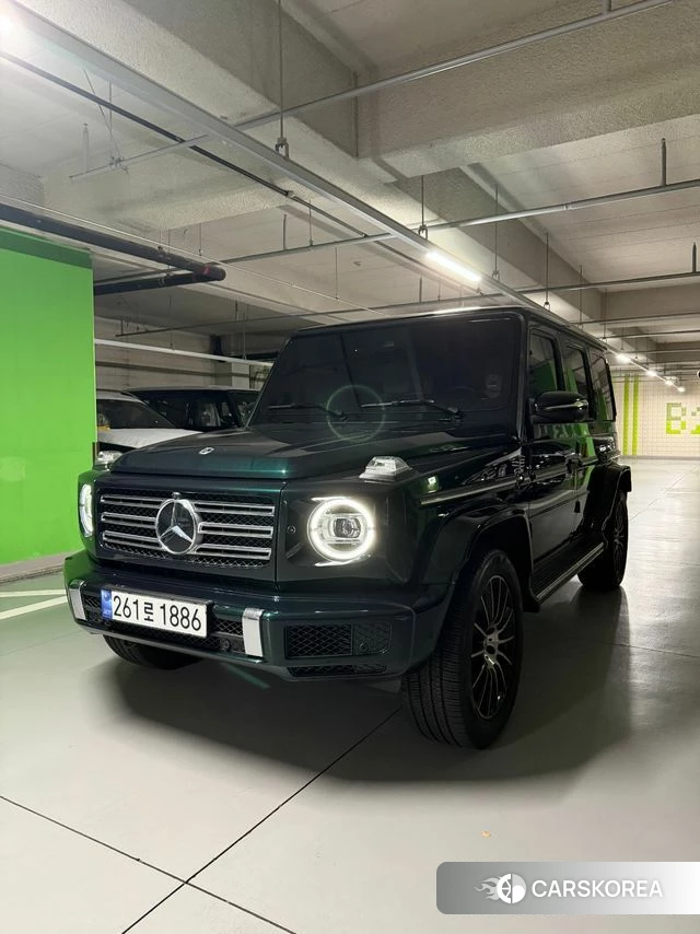 Mercedes-Benz G-Class W463b 2024 Темно-зеленый из Кореи, фото 2
