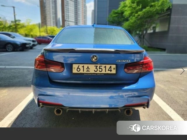 BMW 3 Series (F30) 2018 Синий из Кореи, фото 2