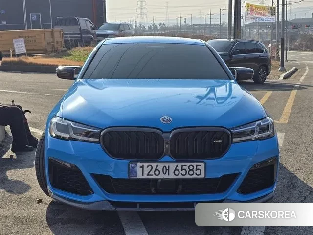 BMW 5 Series (G30) 2020 Черный из Кореи, фото 2