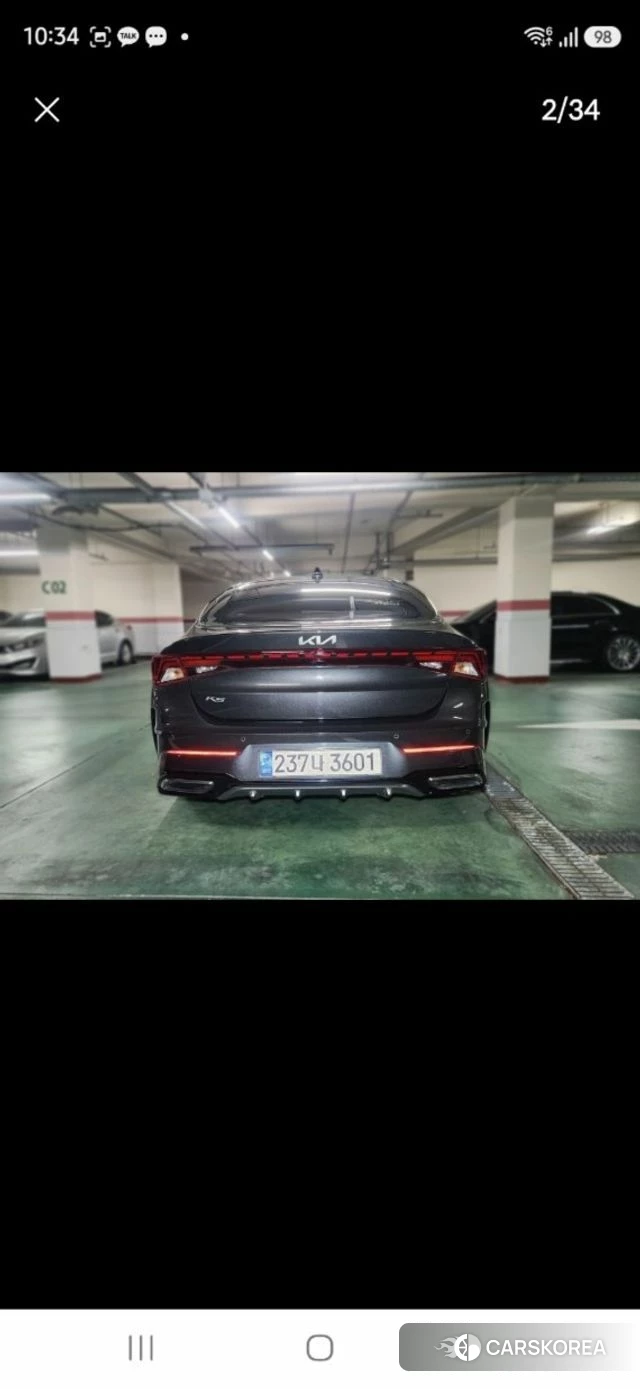 Kia K5 3rd generation 2021 Серый из Кореи, фото 2