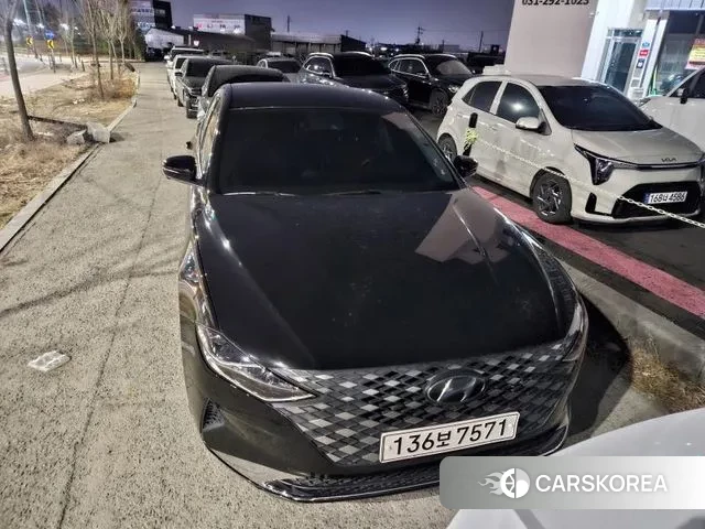 Hyundai The New Grandeur IG 2021 Черный из Кореи, фото 4