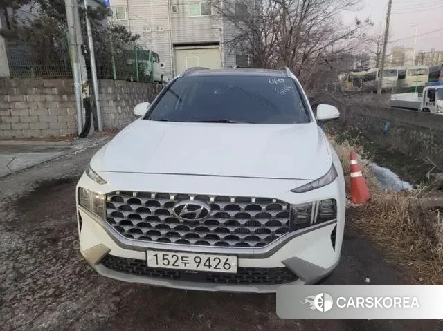 Hyundai The New Santa Fe 2023 Белый из Кореи, фото 2