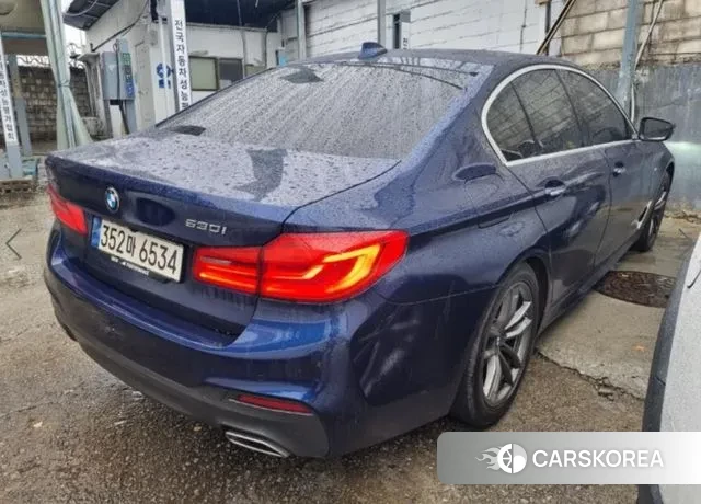BMW 5 Series (G30) 2018 Синий из Кореи, фото 4