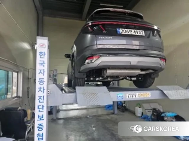 Hyundai The New Tucson Hybrid (NX4) 2024 Серый из Кореи, фото 2