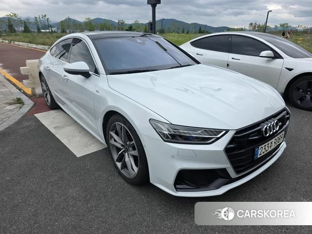 Audi A7 (4K) 2021 Белый из Кореи, фото 5