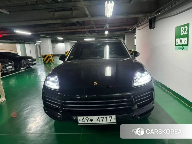 Porsche Cayenne (PO536) 2019 Черный из Кореи, фото 2