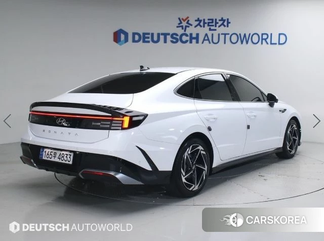 Hyundai Sonata D Edge (DN8) 2024 Белый из Кореи, фото 2