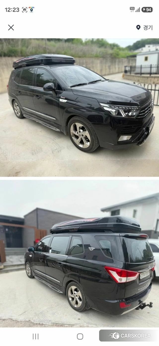 Ssangyong Korando Turismo 2018 Черный из Кореи, фото 2