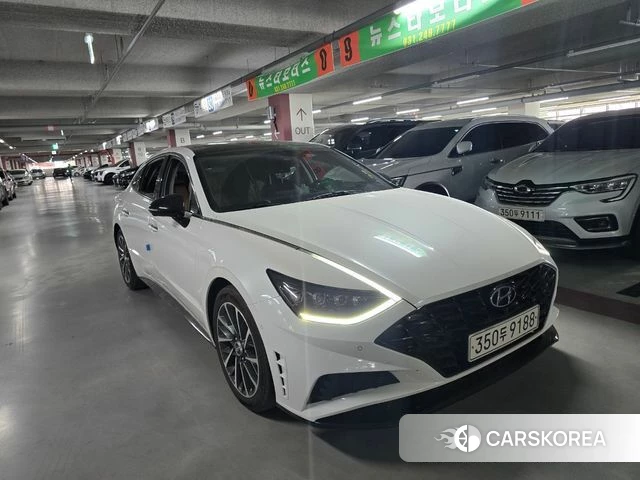 Hyundai Sonata (DN8) 2022 Белый из Кореи, фото 3