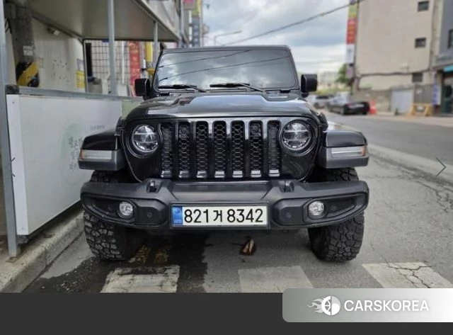 Jeep Gladiator (JT) 2022 Черный из Кореи, фото 2