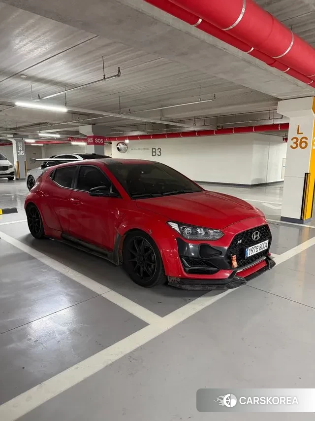 Hyundai Veloster (JS) 2019 Красный из Кореи, фото 2