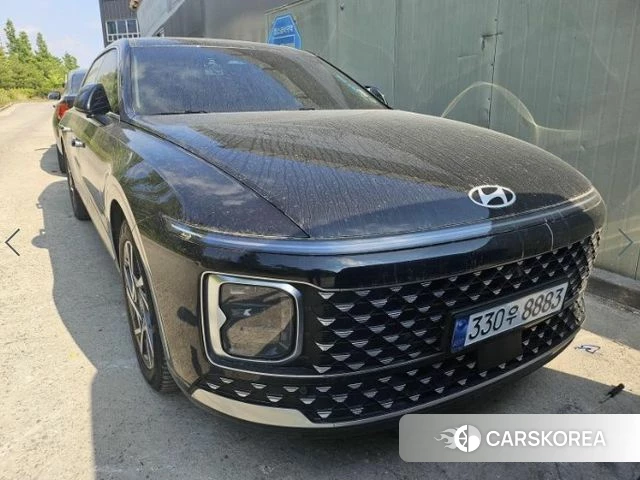 Hyundai Grandeur Hybrid (GN7) 2023 Черный из Кореи, фото 6