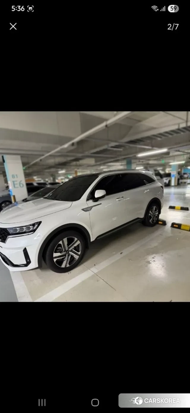Kia Sorento 4th Generation 2021 Белый из Кореи, фото 2