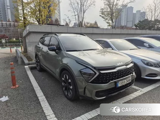 Kia Sportage 5th Generation 2022 Темно-зеленый из Кореи, фото 6