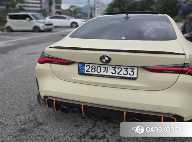 BMW 4 Series (G22) 2021 Синий из Кореи, фото 2