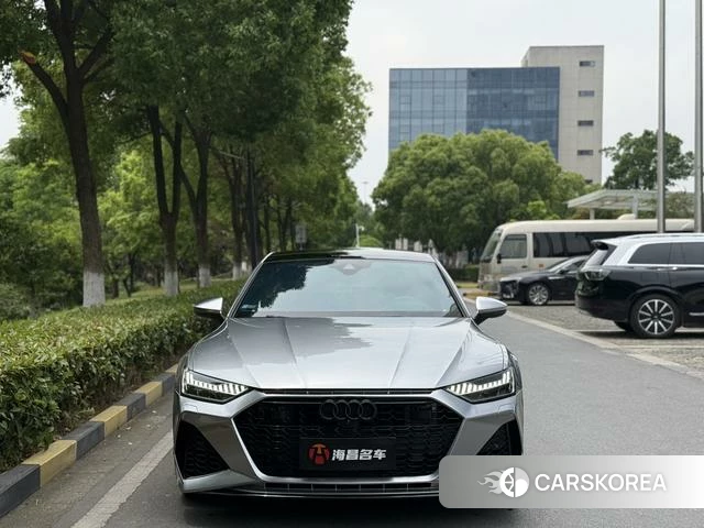 Audi A7 2021 Серебристо-серый из Китая, фото 2