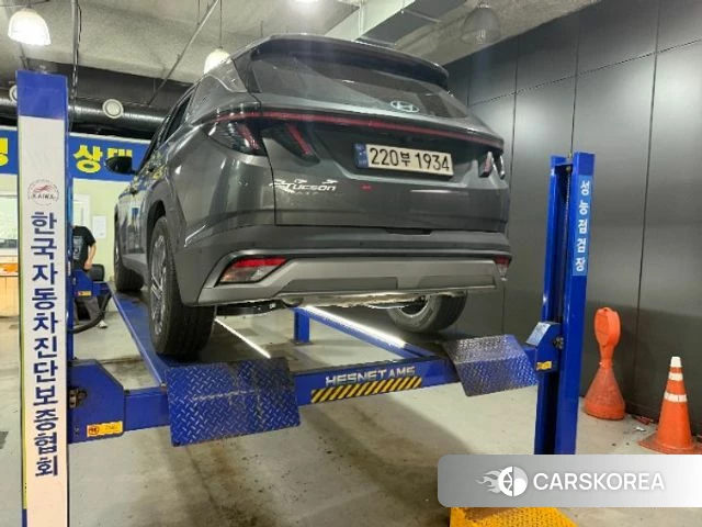 Hyundai The New Tucson Hybrid (NX4) 2024 Серый из Кореи, фото 2