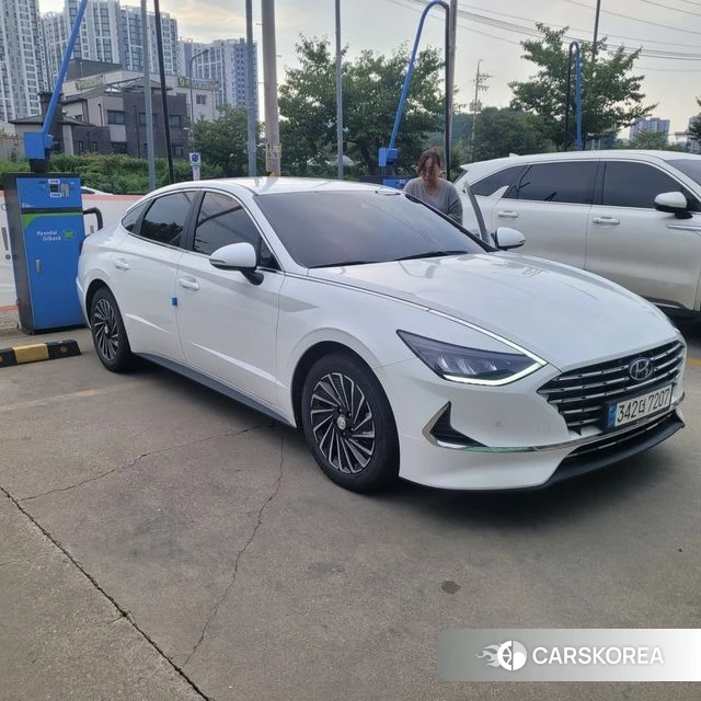 Hyundai Sonata Hybrid (DN8) 2023 Белый из Кореи, фото 5