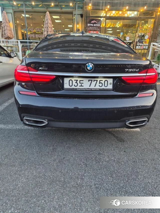 BMW 7 Series (G11) 2018 Черный из Кореи, фото 2