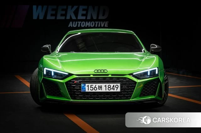 Audi R8 (4S) 2021 Зеленый из Кореи, фото 2