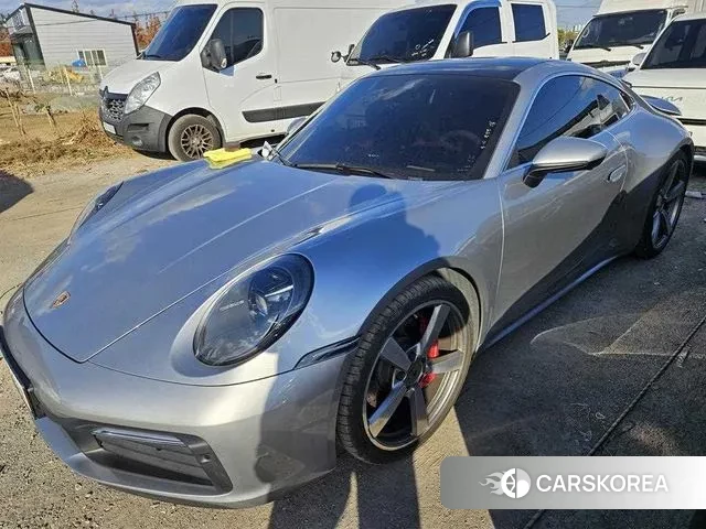 Porsche 911(992) 2021 Серебряный из Кореи, фото 5