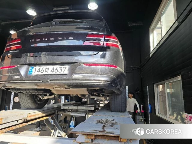 Genesis GV80 2022 Черный из Кореи, фото 2