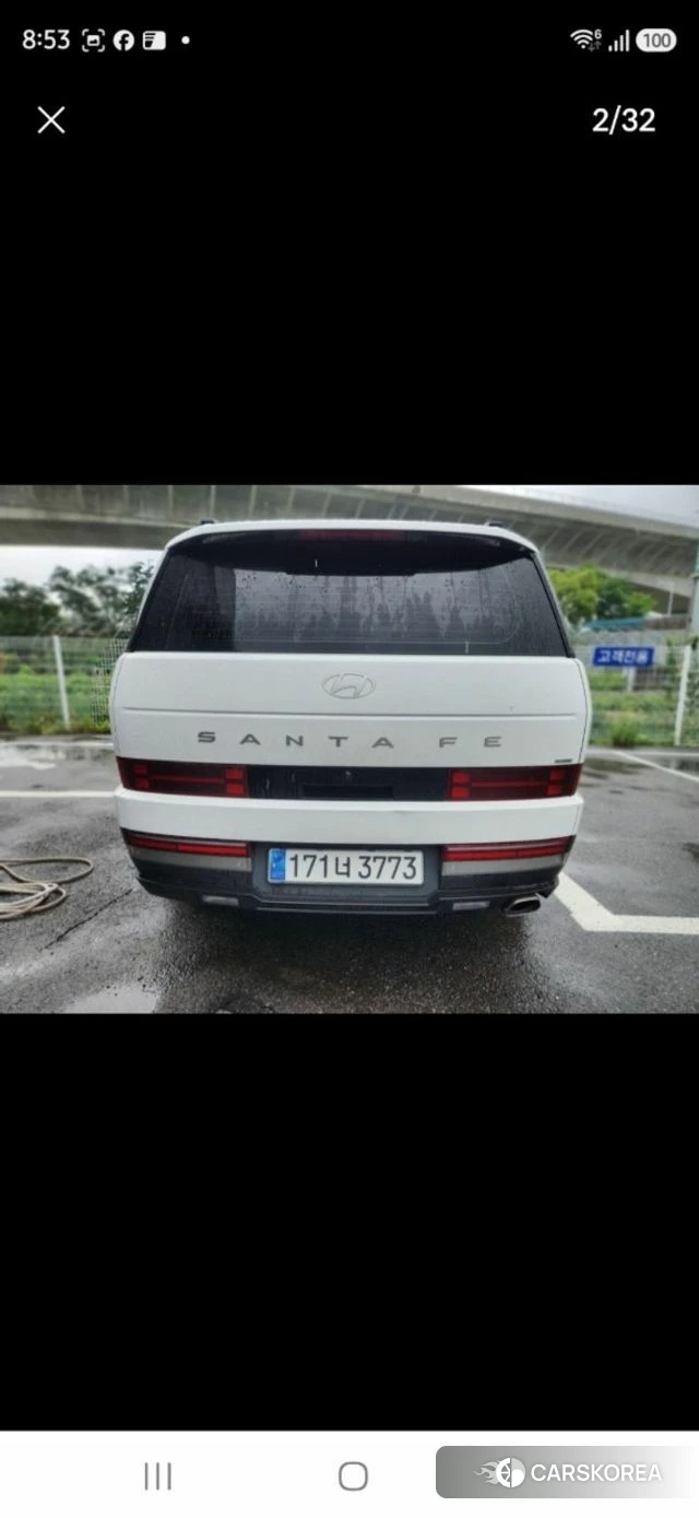 Hyundai Santa Fe (MX5) 2023 Белый из Кореи, фото 2