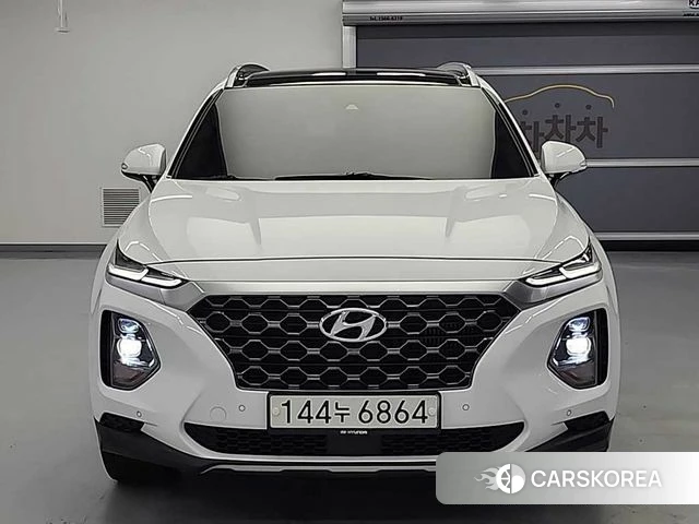 Hyundai Santa Fe TM 2019 Белый из Кореи, фото 4