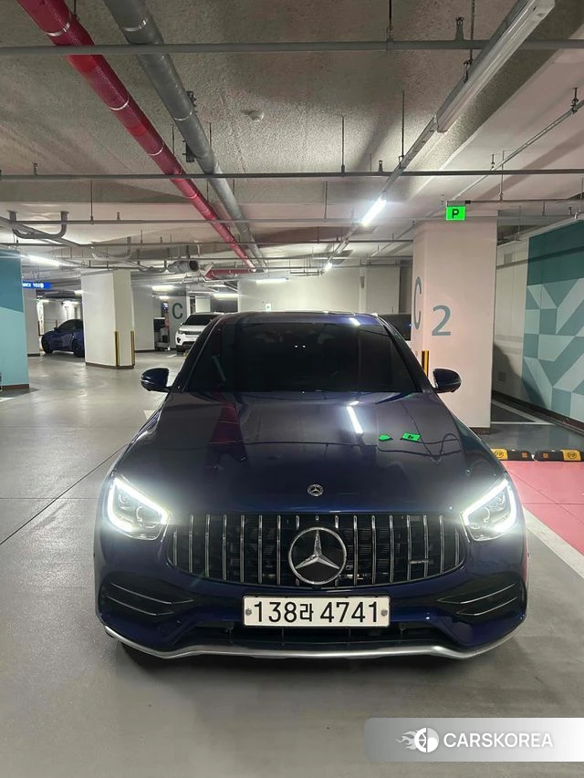 Mercedes-Benz GLC-Class X253 2021 Синий из Кореи, фото 3