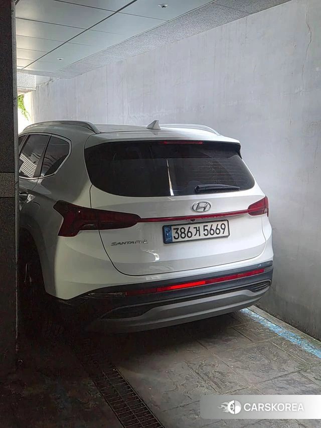 Hyundai The New Santa Fe 2021 Белый из Кореи, фото 2
