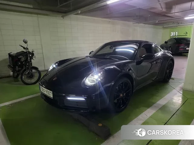 Porsche 911(992) 2021 Черный из Кореи, фото 2