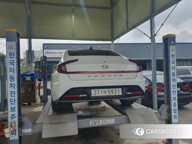 Hyundai Sonata (DN8) 2022 Белый из Кореи, фото 2