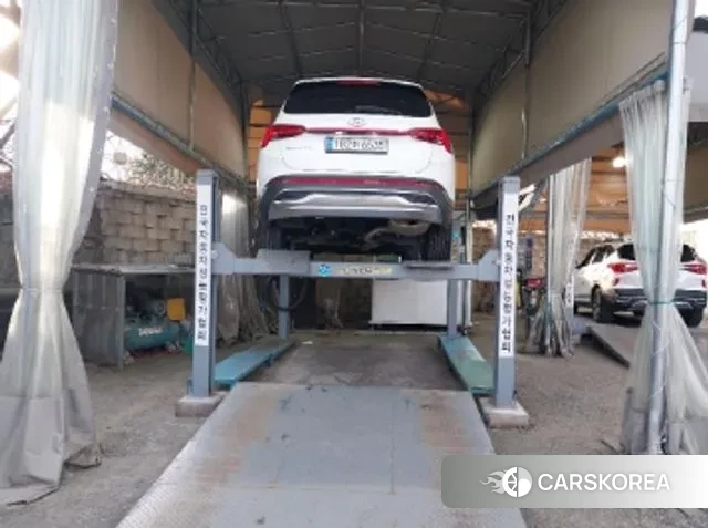 Hyundai The New Santa Fe 2021 Белый из Кореи, фото 2