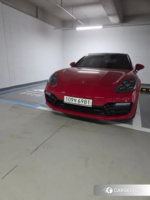 Porsche Panamera (971) 2018 Красный из Кореи, фото 6