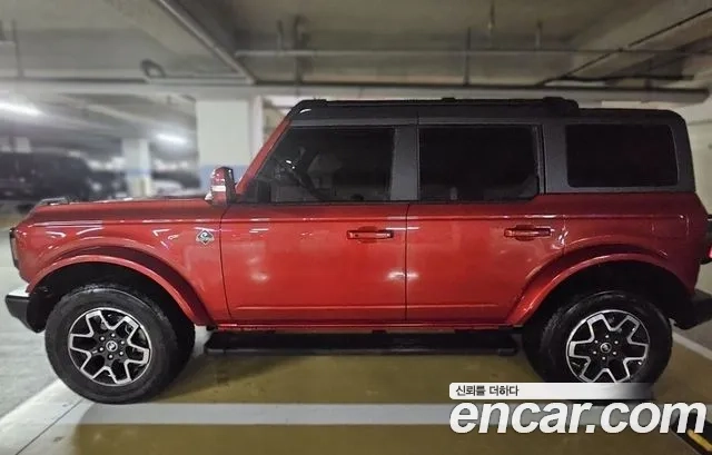 Ford Bronco 6th Generation 2022 Красный из Кореи, фото 2