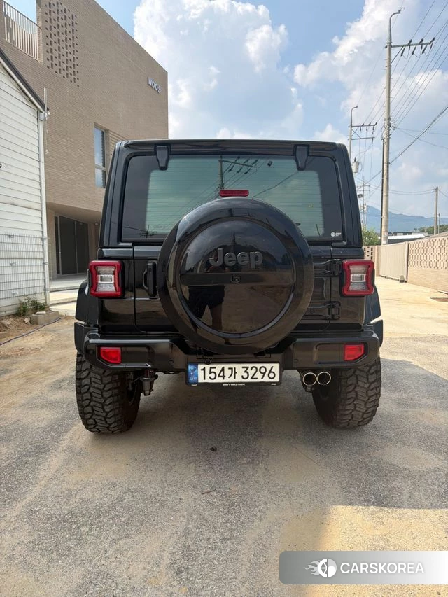 Jeep Wrangler (JL) 2021 Черный из Кореи, фото 2
