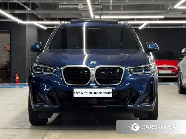 BMW iX3 2023 Синий из Кореи, фото 2