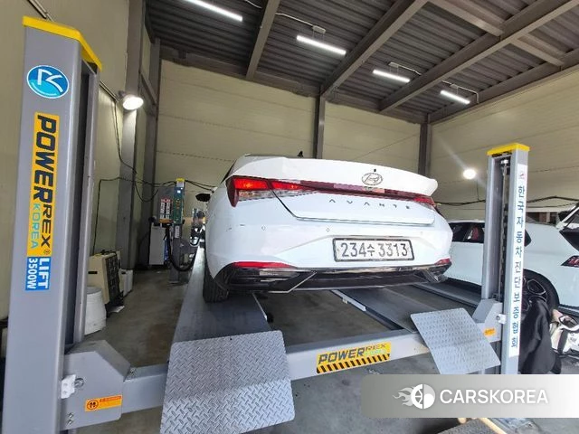 Hyundai Avante (CN7) 2021 Белый из Кореи, фото 2