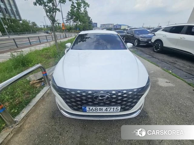 Hyundai The New Grandeur IG Hybrid 2022 Белый из Кореи, фото 5