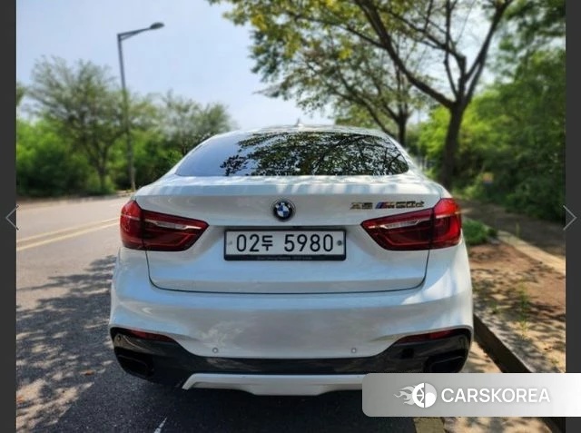 BMW X6 (F16) 2018 Белый из Кореи, фото 2