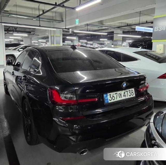 BMW 3 Series (G20) 2021 Черный из Кореи, фото 2