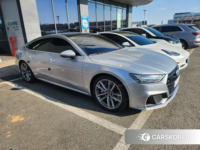 Audi A7 (4K) 2020 Серебряный из Кореи, фото 2