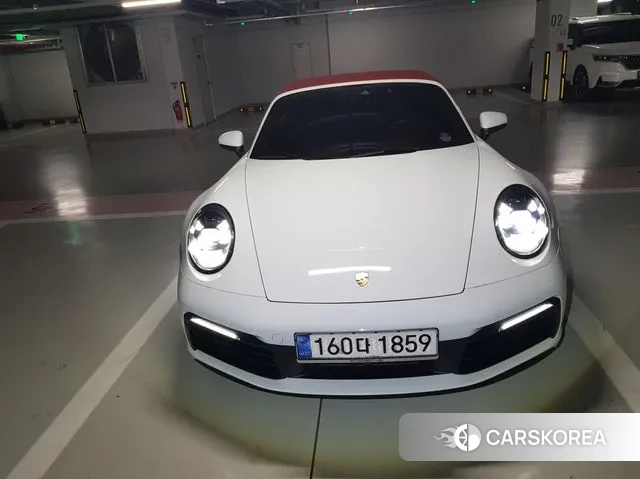 Porsche 911(992) 2021 Белый из Кореи, фото 4