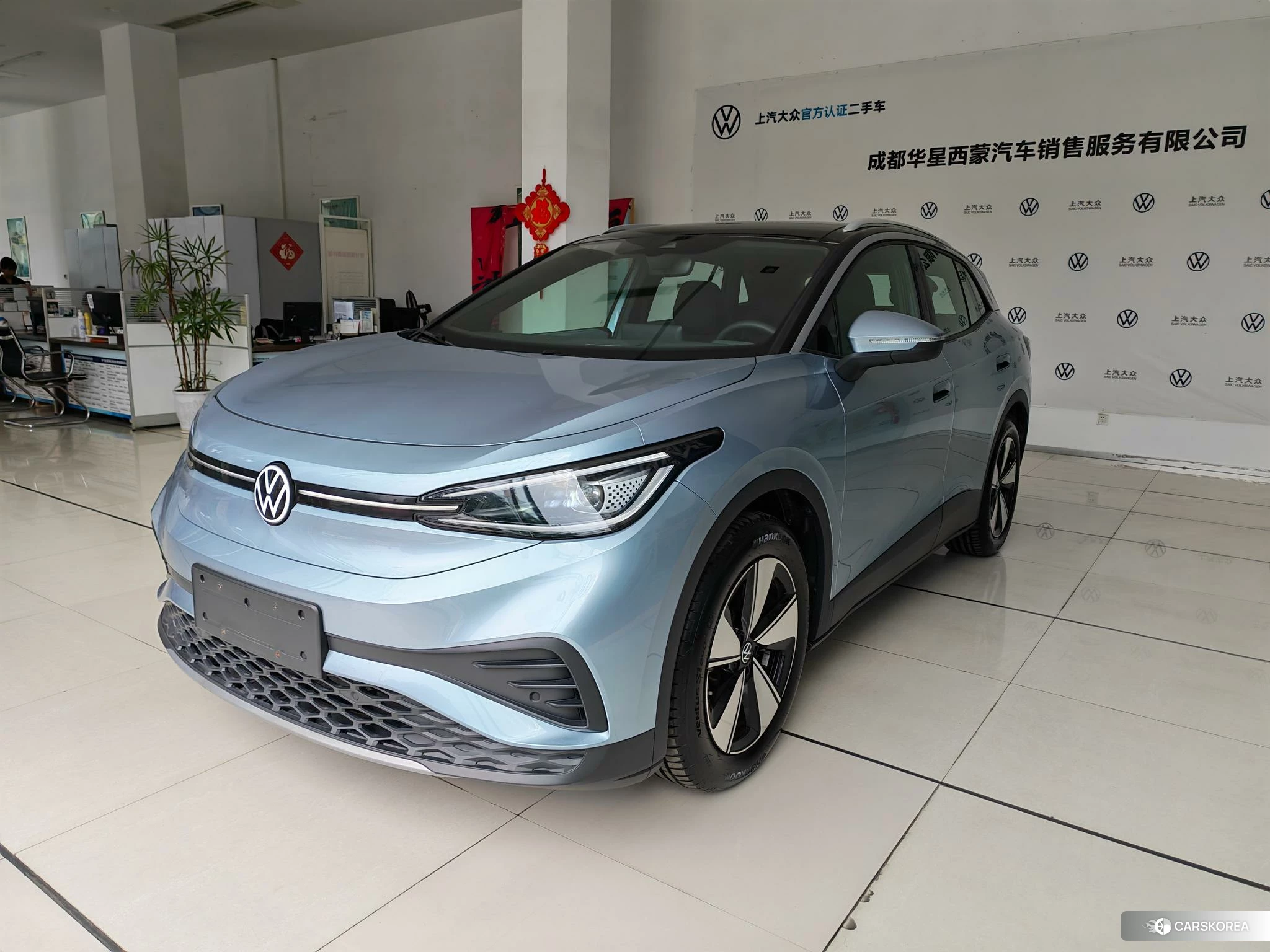 Volkswagen ID.4 X 2024 Синий из Китая, фото 2