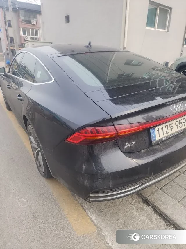 Audi A7 (4K) 2021 Черный из Кореи, фото 2