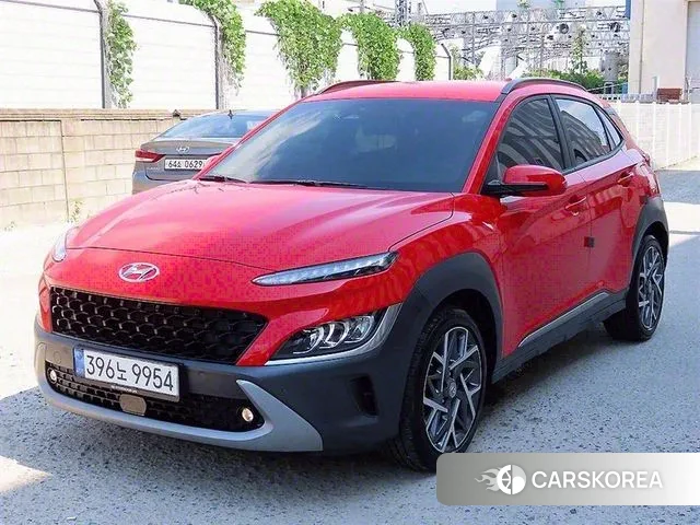 Hyundai The New Kona Hybrid 2022 Красный из Кореи, фото 5