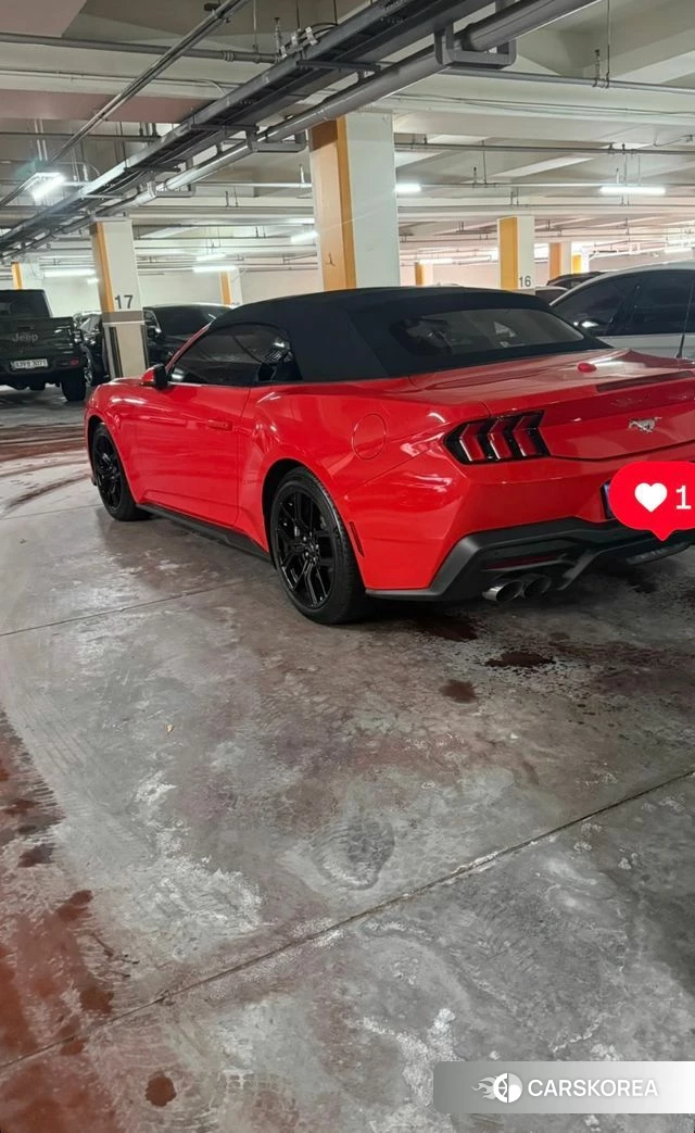 Ford Mustang 7th Generation 2024 Красный из Кореи, фото 2