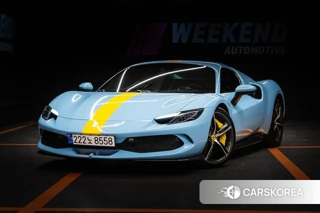 Ferrari 296 GTS 2023 Светло-серебряный цвет из Кореи, фото 3