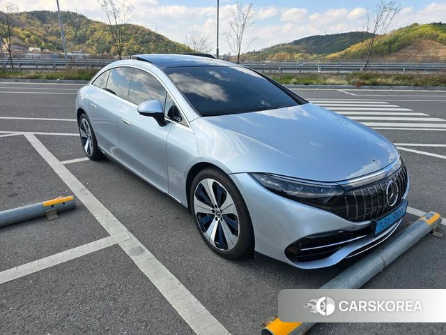 Mercedes-Benz EQS V297 2022 Серебряный из Кореи, фото 4